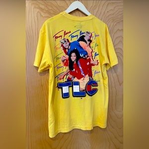 *RARE* TLC x Tommy Jeans T Shirt Men’s Medium OR Large - 90s R&B music group